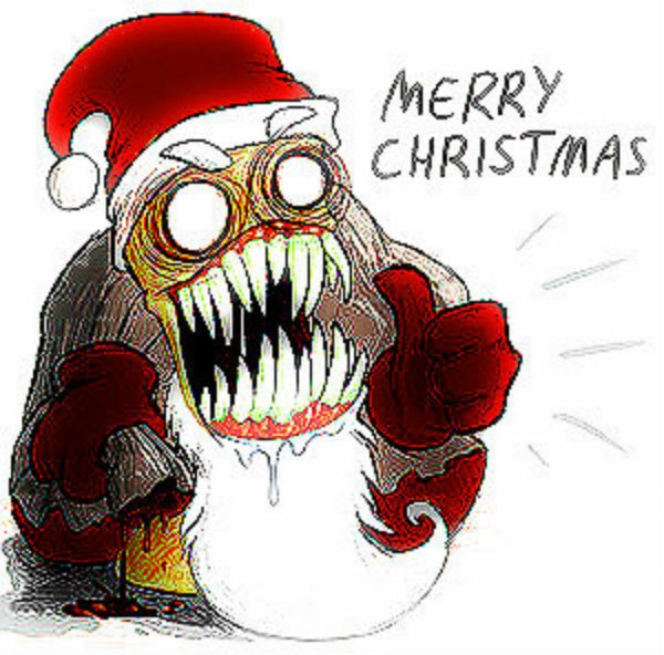 Страшный дед Мороз арт