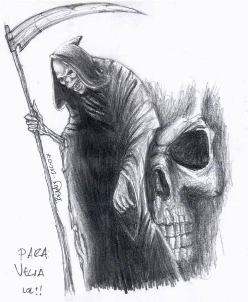 Смерть рисунок