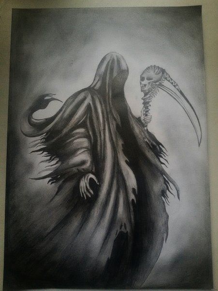 Рисунок наттему смерть