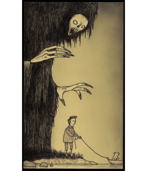 Милый рисунок с жуткой историей