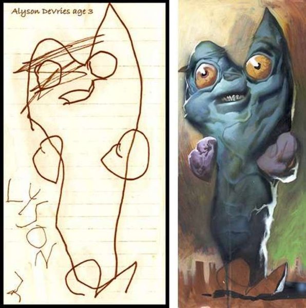 Картины перерисовать