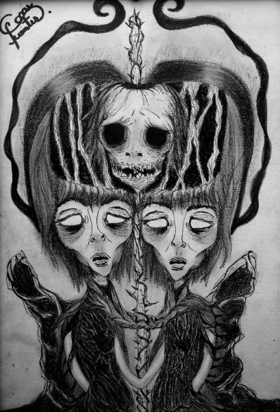 Идеи для рисования ужасы