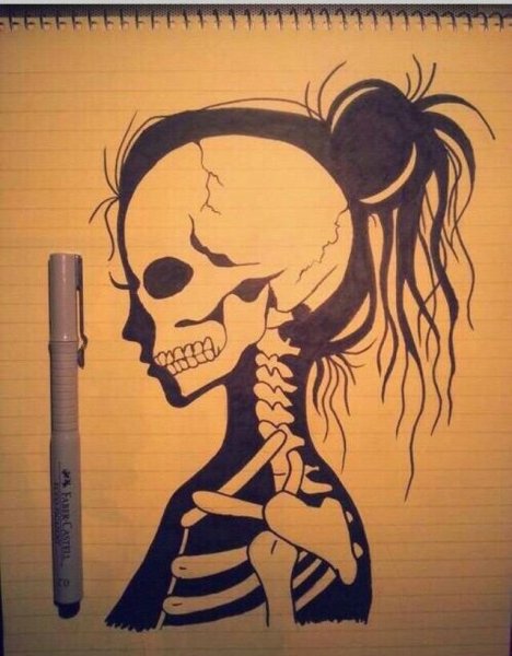 Скелет для срисовки