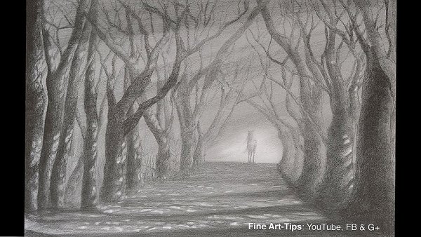 Пейзаж с тенью