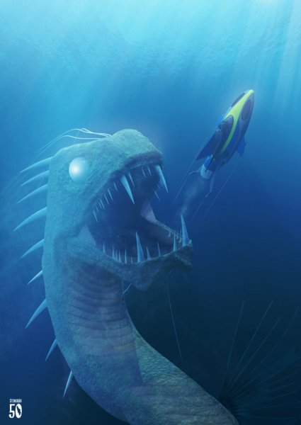 Блуп монстр глубины