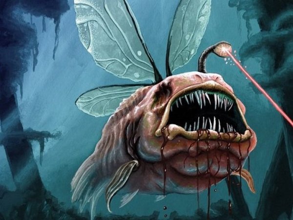 Морской монстр Левиафан