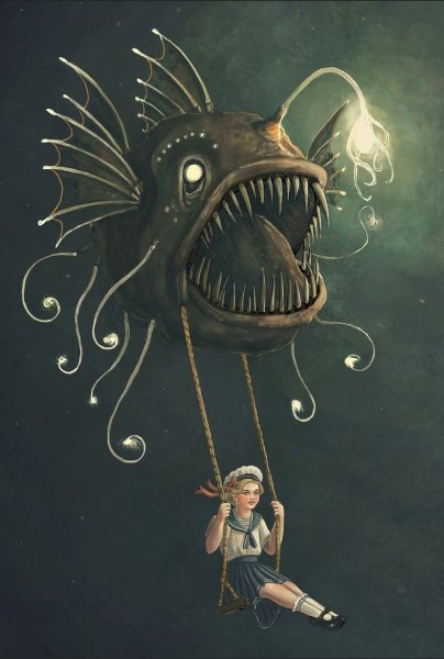 Подводный монстр блуп