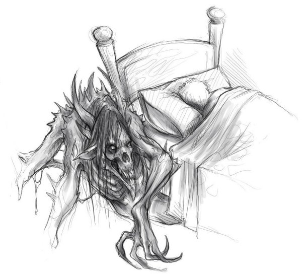 Страшные картины карандашом