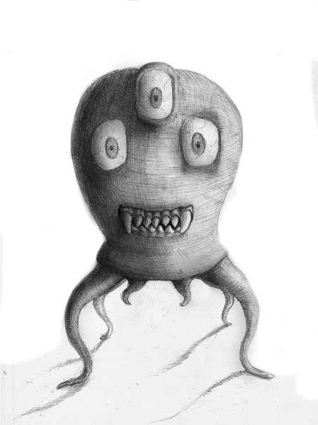 Страшные рисунки карандашом