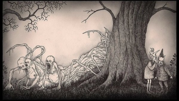 Страшные картины карандашом