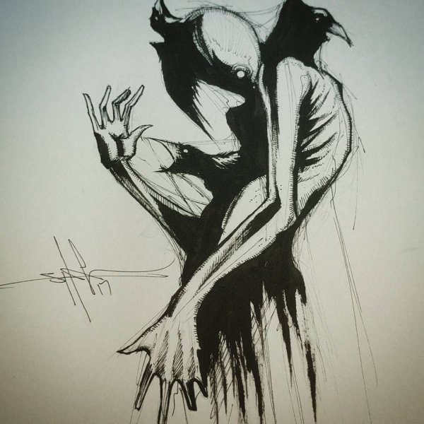 Страшные рисунки Каран