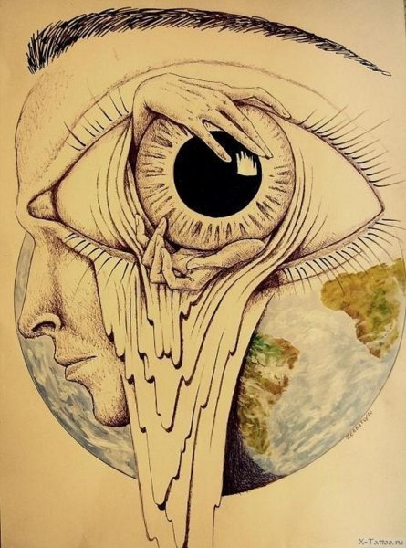 Психоделические рисунки карандашом