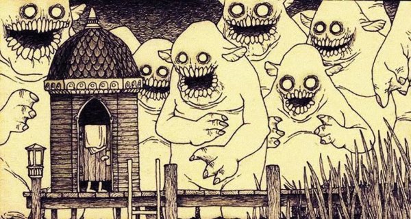 Ужасные рисунки карандашом