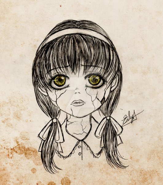 Раскраска кукла Чаки