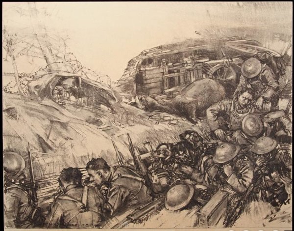 Первая мировая Окопная война арт