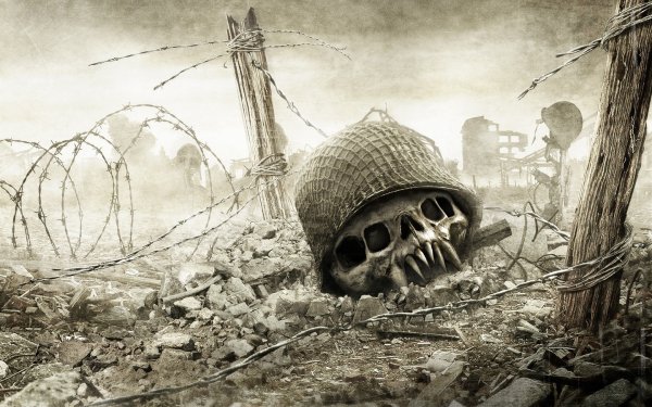 Пейзаж с черепом