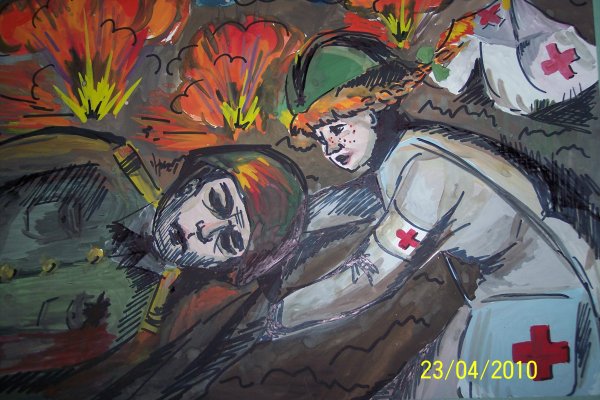 Алиса посоветуй рисунок про войну