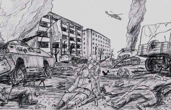 131 Майкопская бригада штурм Грозного арт