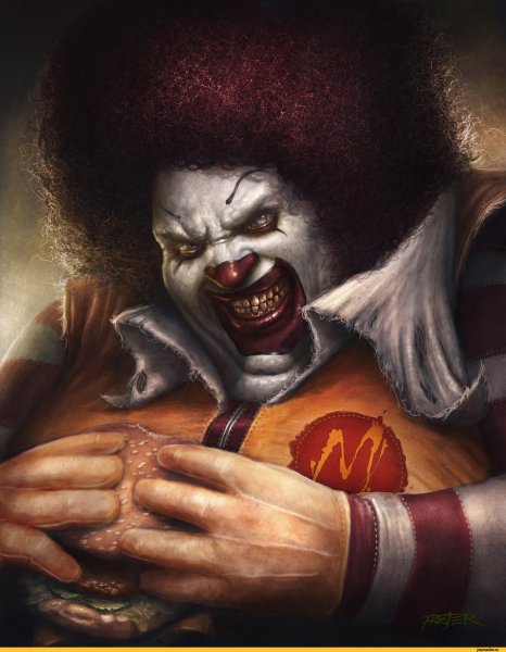 Клоун Рональд Макдональд арт