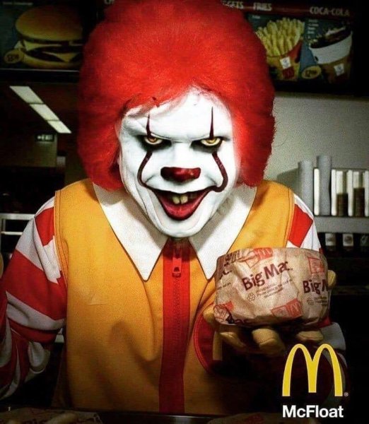 Рональд Макдональд клоун убийца