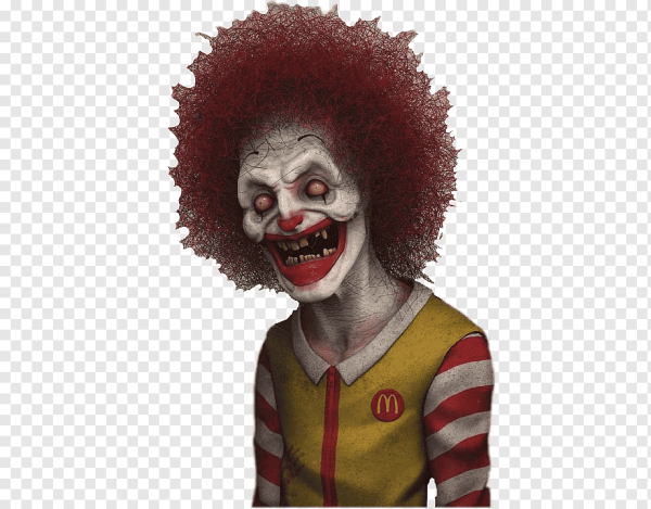Клоун Рональд Макдональд злой