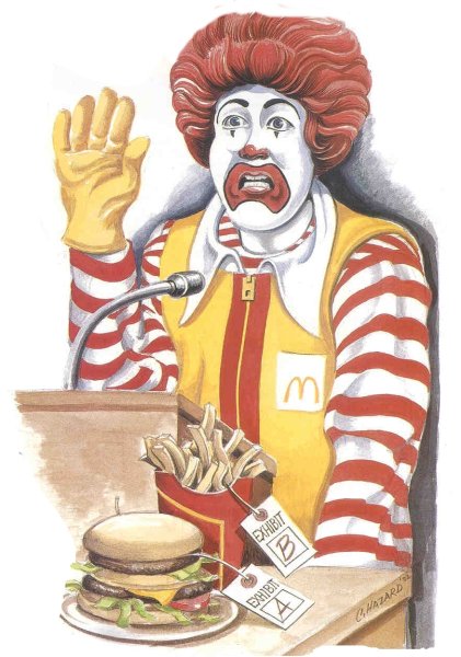 Рональд Макдональд рисунок