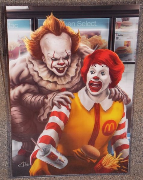 Клоун Рональд Макдональд арт