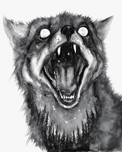 Монстрик карандашом