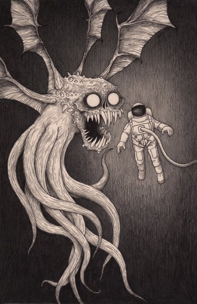 Ужасные рисунки карандашом