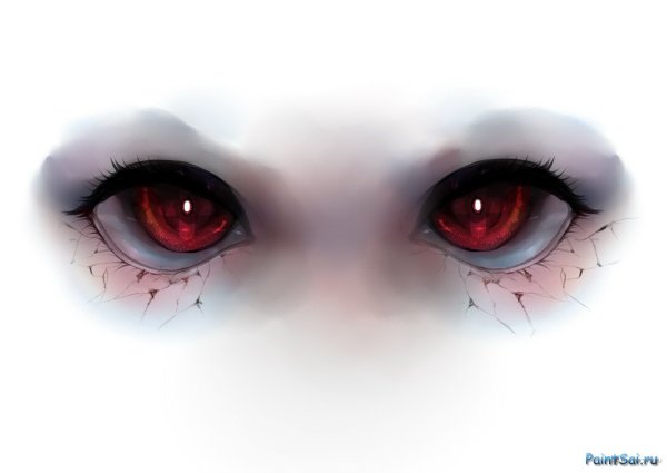 Страшные реалистичные глаза