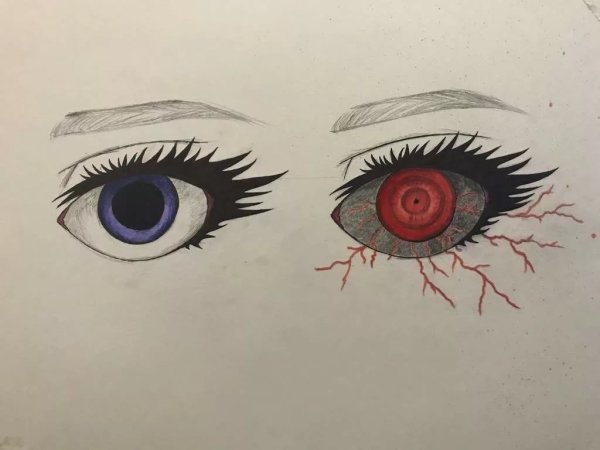 Глаза для срисовки карандашом