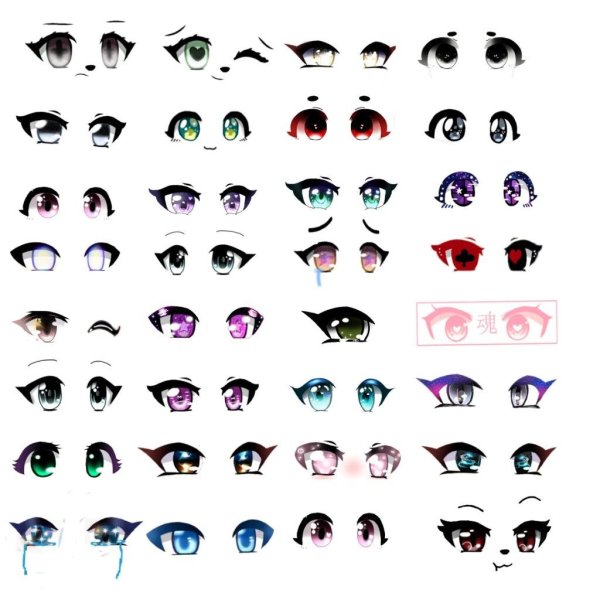 Аниме большие глаза