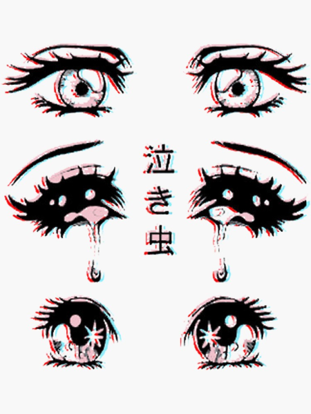 Глаза из аниме Токийский гуль