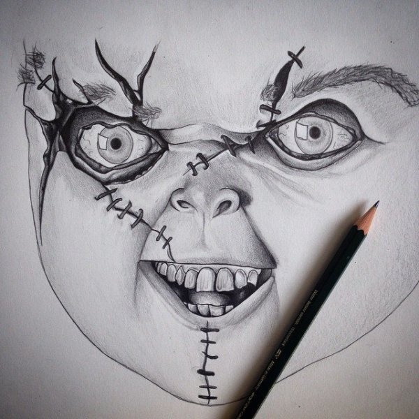 Рисунки для срисовки грустные легкие