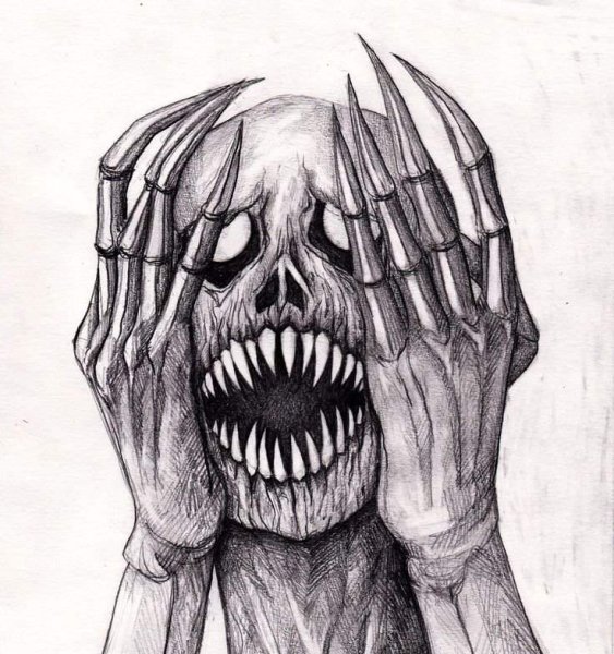 Иллюстрация на тему страх