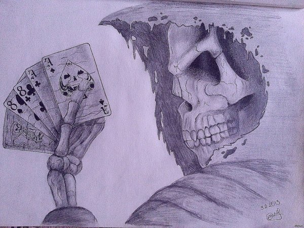 Жуткие существа карандашом