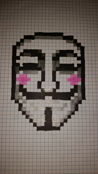 Рисунки в клеточку крутые