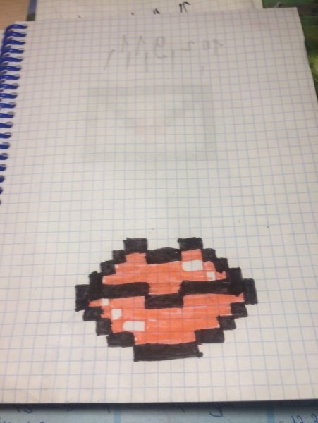 Рисование в клеточку в тетради