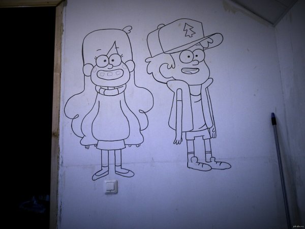 Гравити Фолз для срисовки