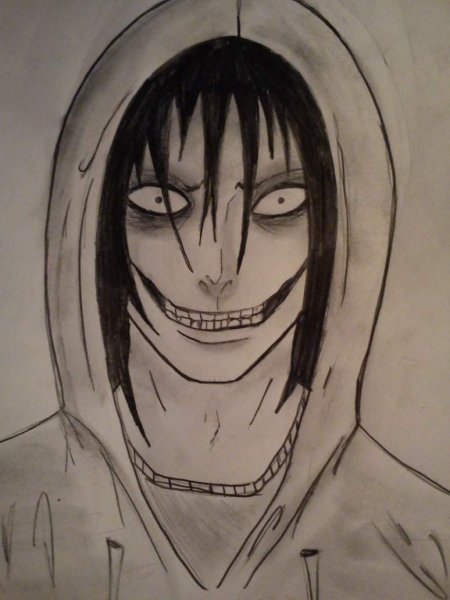 Джефф убийца срисовать