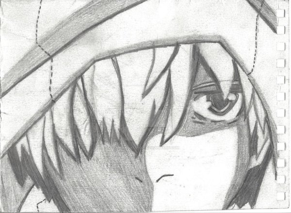 Аниме парни демоны карандашом