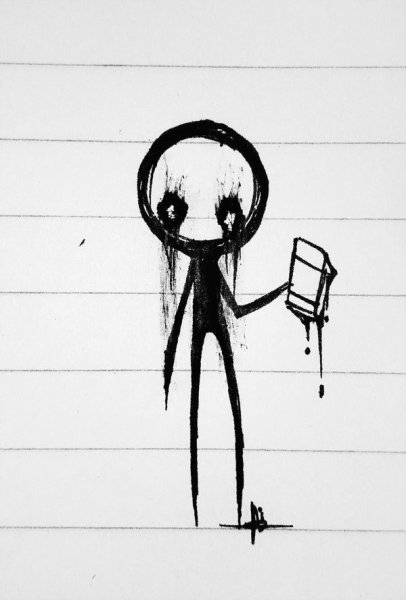 Жуткие картинки для срисовки