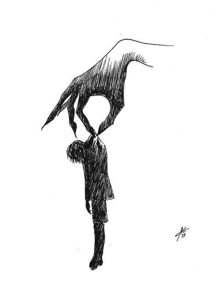 Рисунки для срисовки смерть