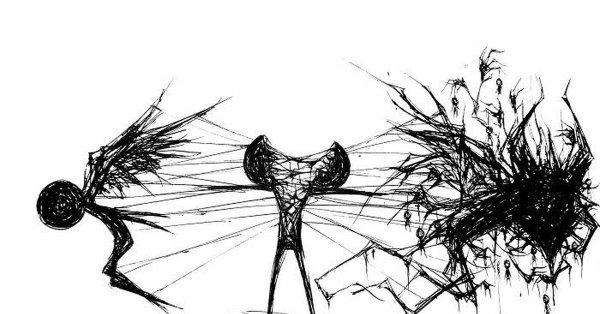 Страшные картины карандашом