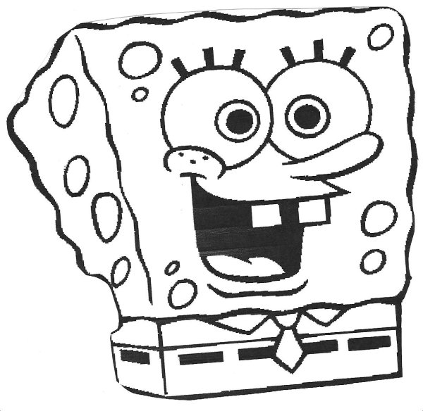 Раскраски антистресс для мальчиков губка Боб