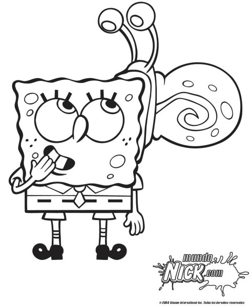 Губка Боб квадратные штаны для срисовки