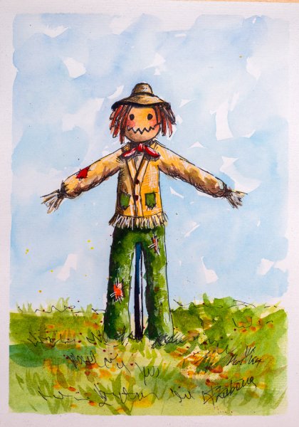 Рисунок Страшилы из волшебника изумрудного города