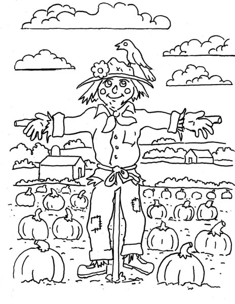 Нарисуйте пугало