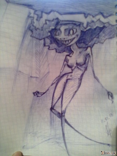 Рисунки на свободную тему страшные