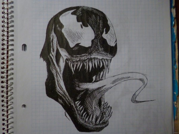 Рисунки карандашом крутые страшные